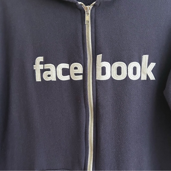 Facebook Navy Blue Hoodie M EPC - Picture 3 of 6